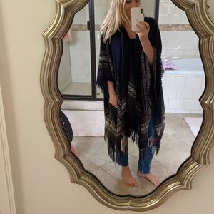 Blue Blanket Wrap